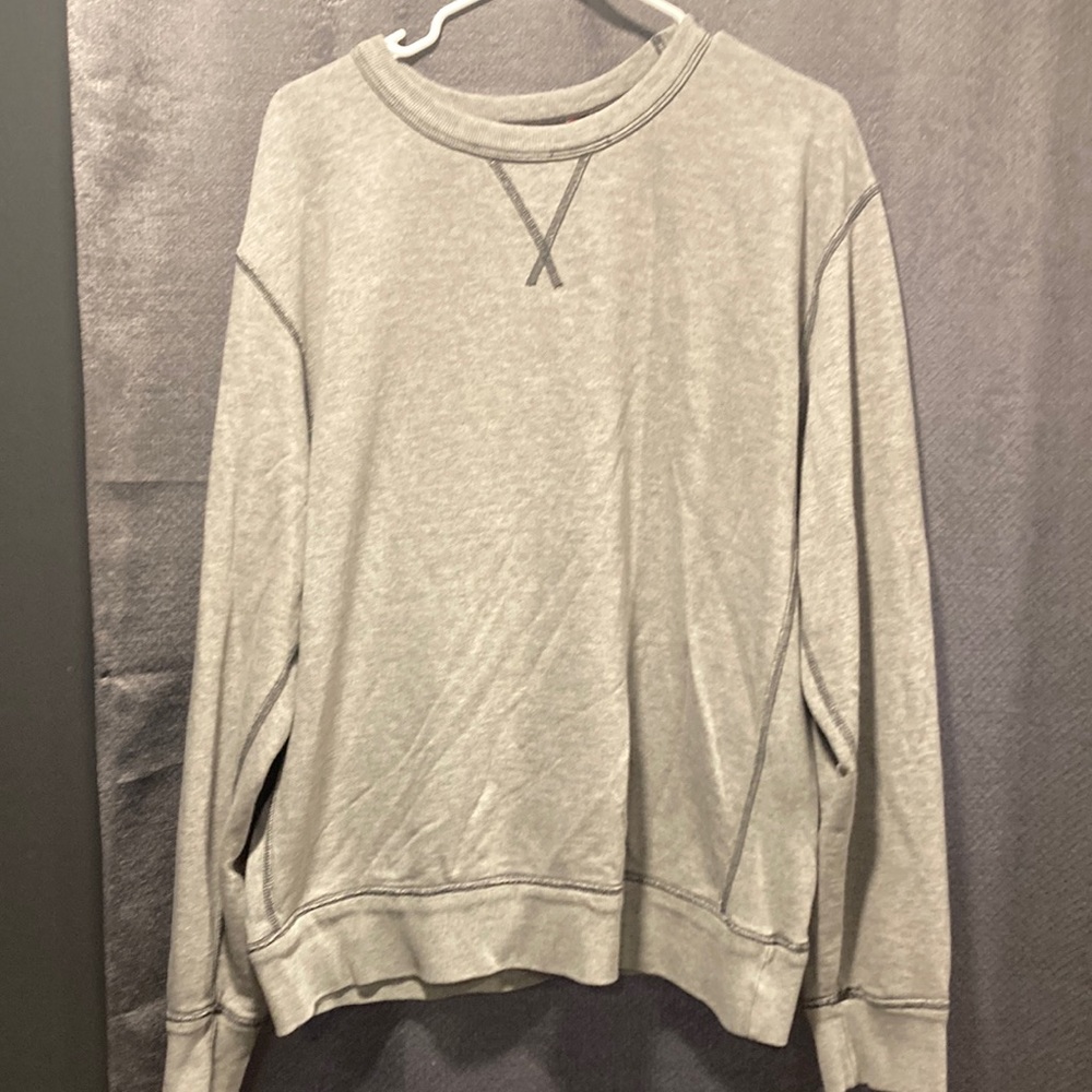 Adam levine men crewneck sweater gray size XL